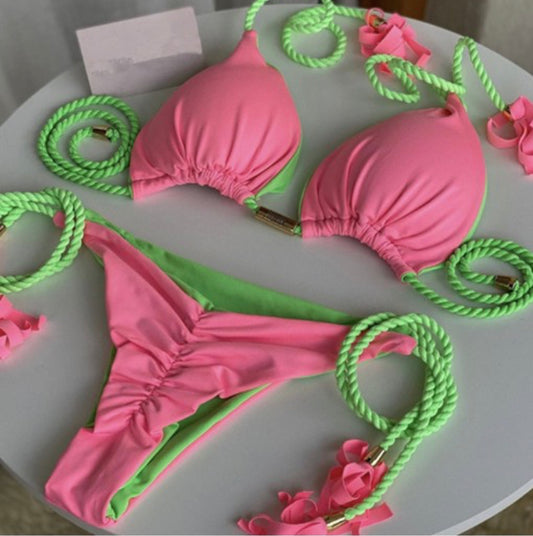 Watermelon Sugar Miami Bikini Set